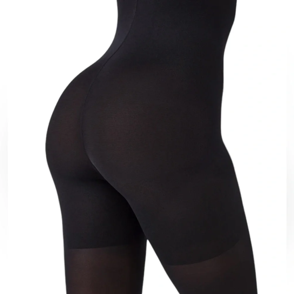 NEW Spanx Tight-End High Waisted Opaque Tights Black | Luxe Control | Size A - Picture 5 of 10